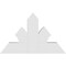 Ekena Millwork Richland Architectural Grade PVC Gable Bracket, 36"W x 22 1/2"H x 4"D x 6"F, 15/12 Pitch GBP036X23X0406RIC00 - alternate 5
